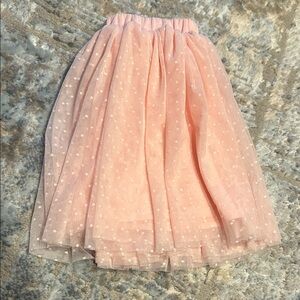 Ruffle Butts Pink Polka Dot Skirt